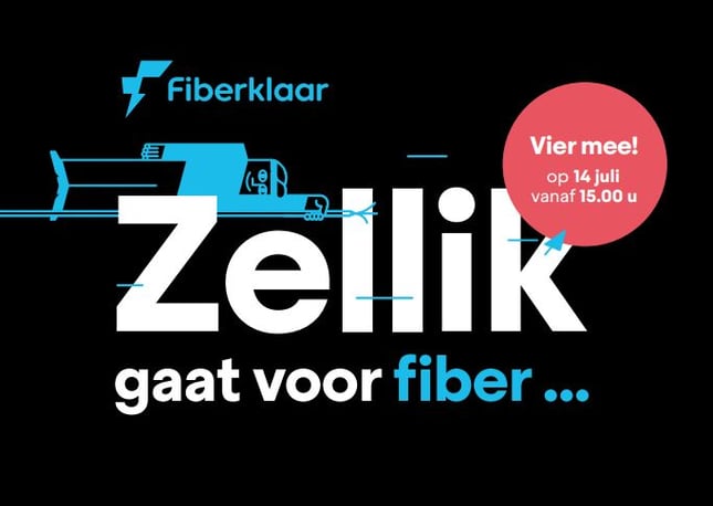 Zellik gaat voor fiber, dus gaat Fiberklaar aan de slag. 