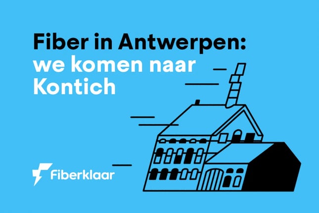 Fiber in Antwerpen: we komen naar Kontich