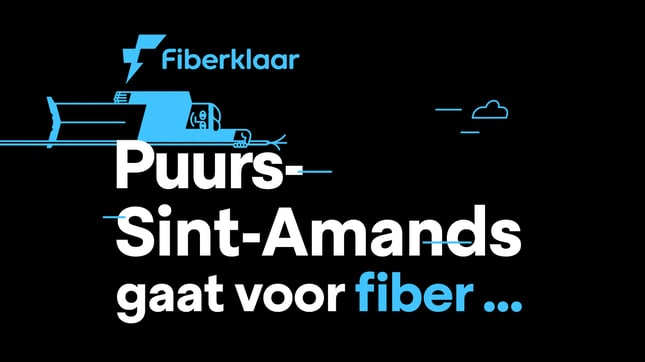 Fiber komt nu écht dichtbij voor Puurs-Sint-Amands.