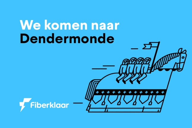 Fiberklaar strijkt neer in Dendermonde!
