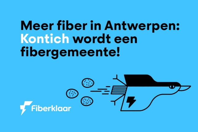 Meer fiber in Antwerpen: Kontich wordt een fibergemeente!